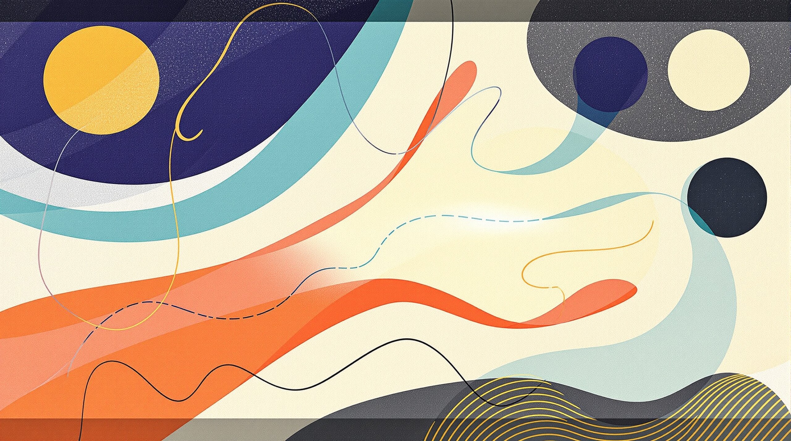 Abstract illustration of a wrist and ring with colored flowing data streams representing biometric signals.