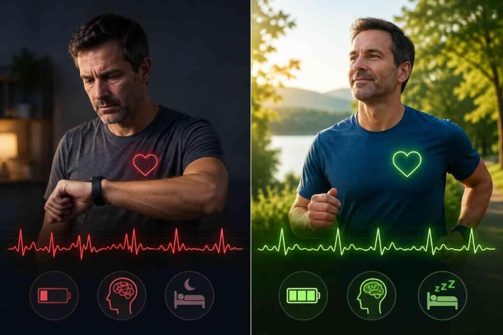 HRV at 40 vs. 55: What the Numbers Tell You